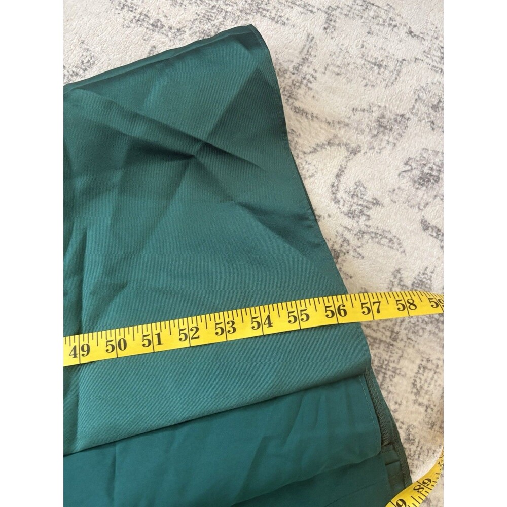 Alfred Sung Off-the-Shoulder Cuff Trumpet Gown Hunter Green Satin Size 2 D760 - Picture 6 of 9